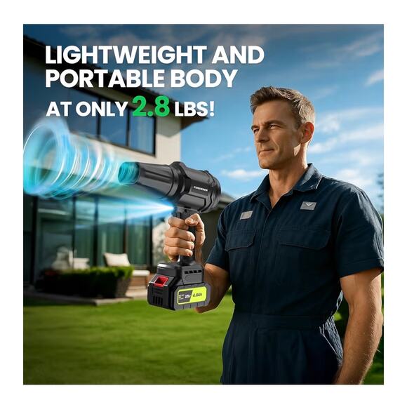 Yuquesen 21V Cordless Handheld
Leaf Blower. - Picture 7 of 9